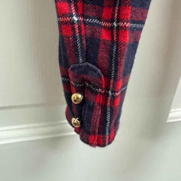 Janie and Jack 3T Girls Red Plaid Formal Leggings Pants - Picture 3 of 5